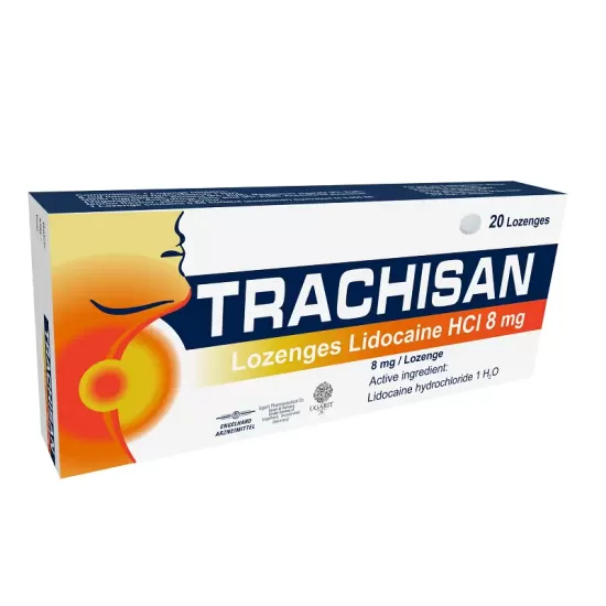 Trachisan Lozenges - Powerful Relief for Sore Throat Pain & Infections x20